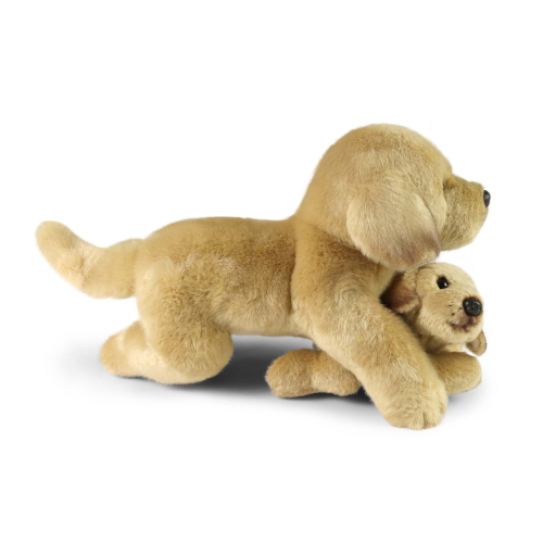 Preview: Stuffed Animal Labrador with pup