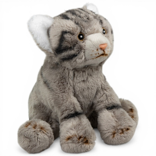 Preview: Katze grau sitzend