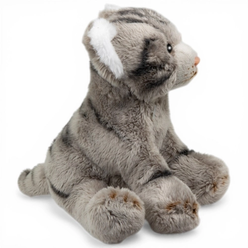 Kuscheltier graue Katze