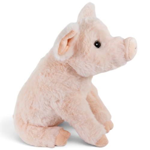 Kuscheltier Schwein sitzend