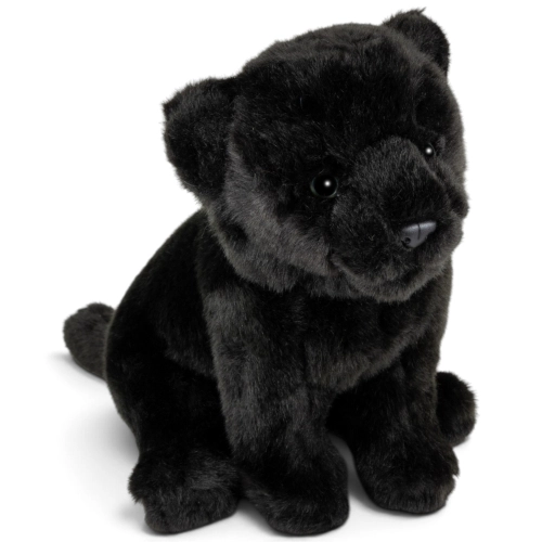 Kuscheltier Panther schwarz sitzend