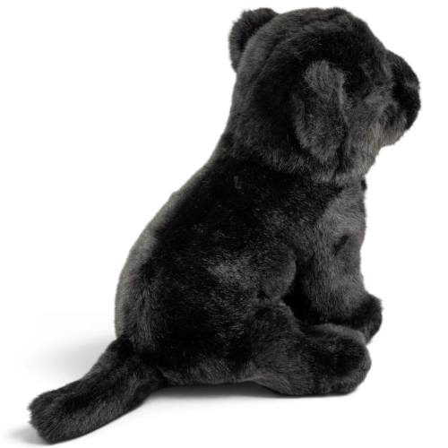 Kuscheltier Panther schwarz sitzend