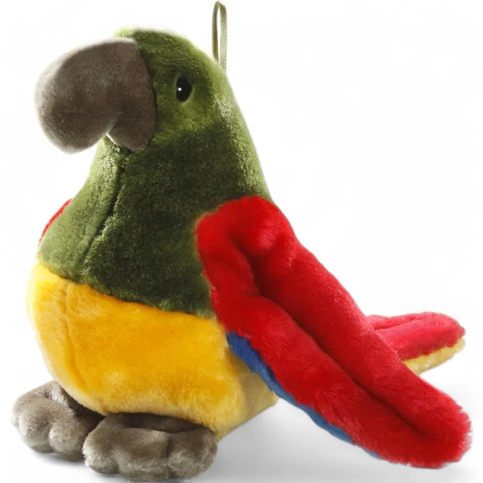 Stuffed Animal Parrot yellow-red