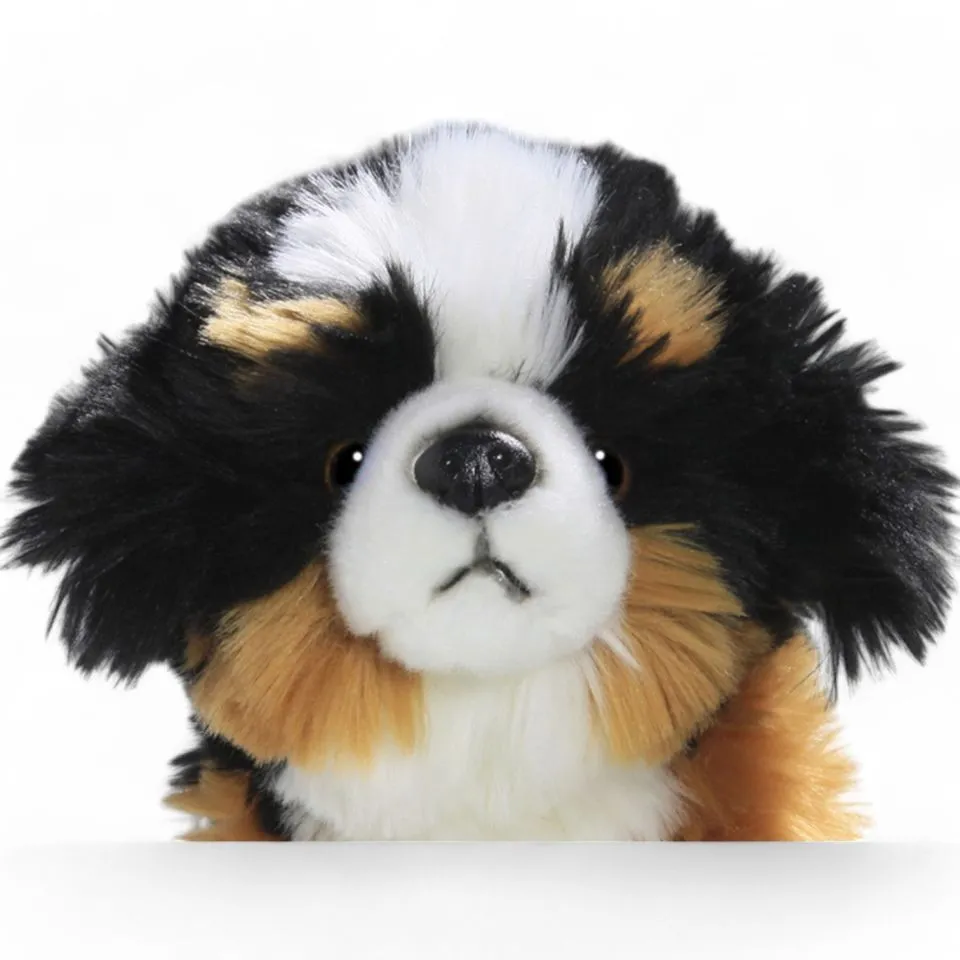 Stuffed Animal Bernese Mountain Dog Puppy sitting