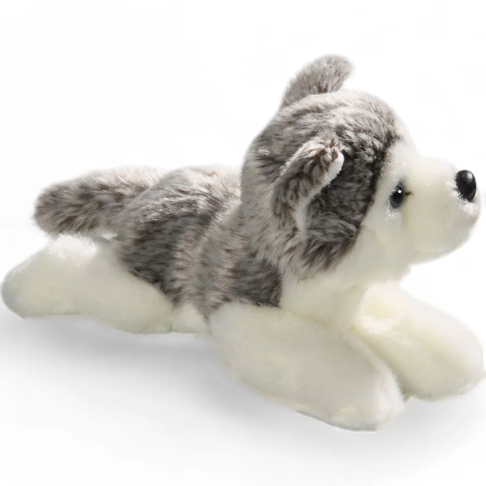 Kuscheltier Husky liegend