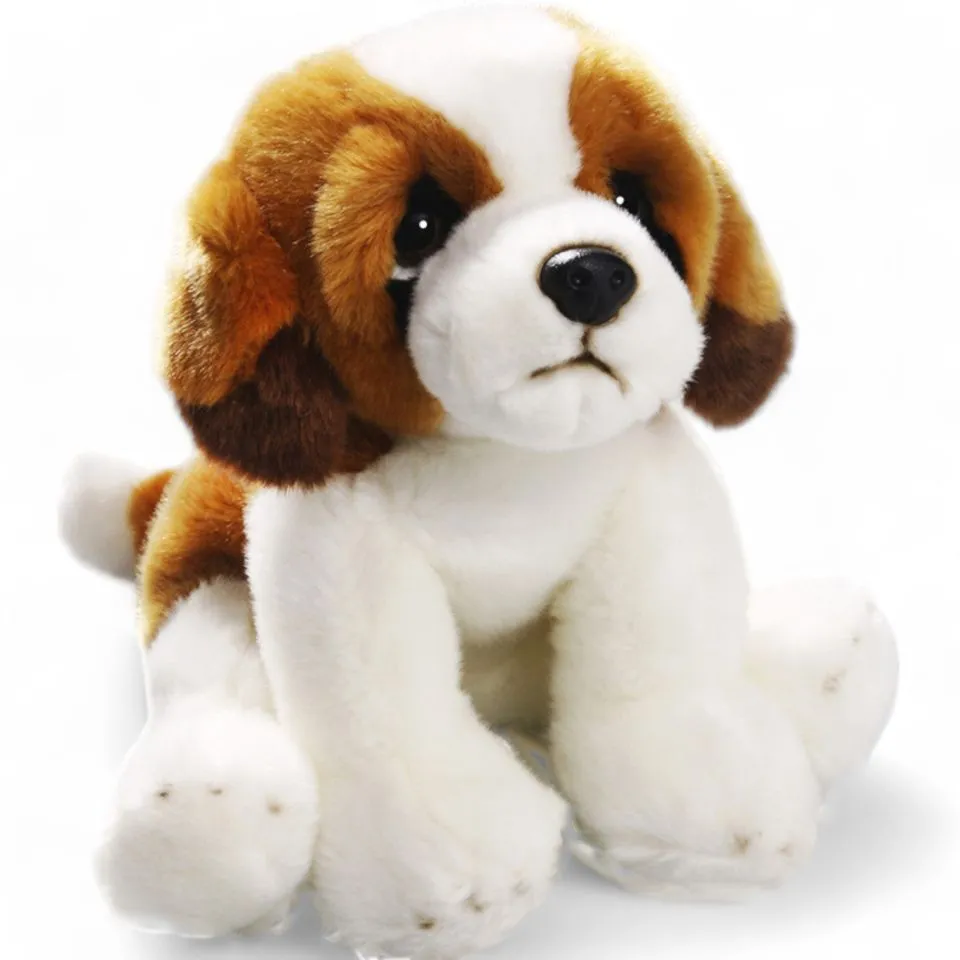 Stuffed Animal St. Bernard Dog sitting