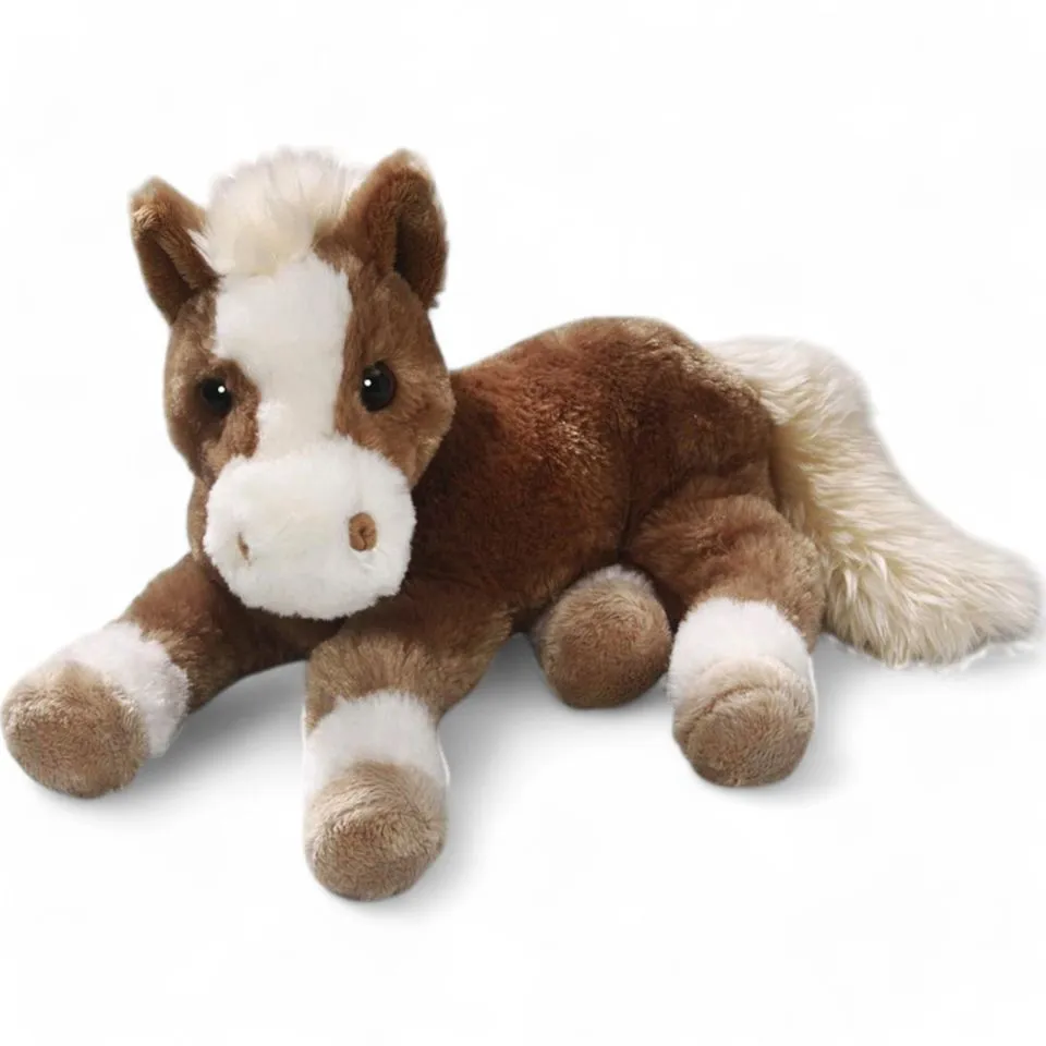 Stuffed Animal Horse lying brown