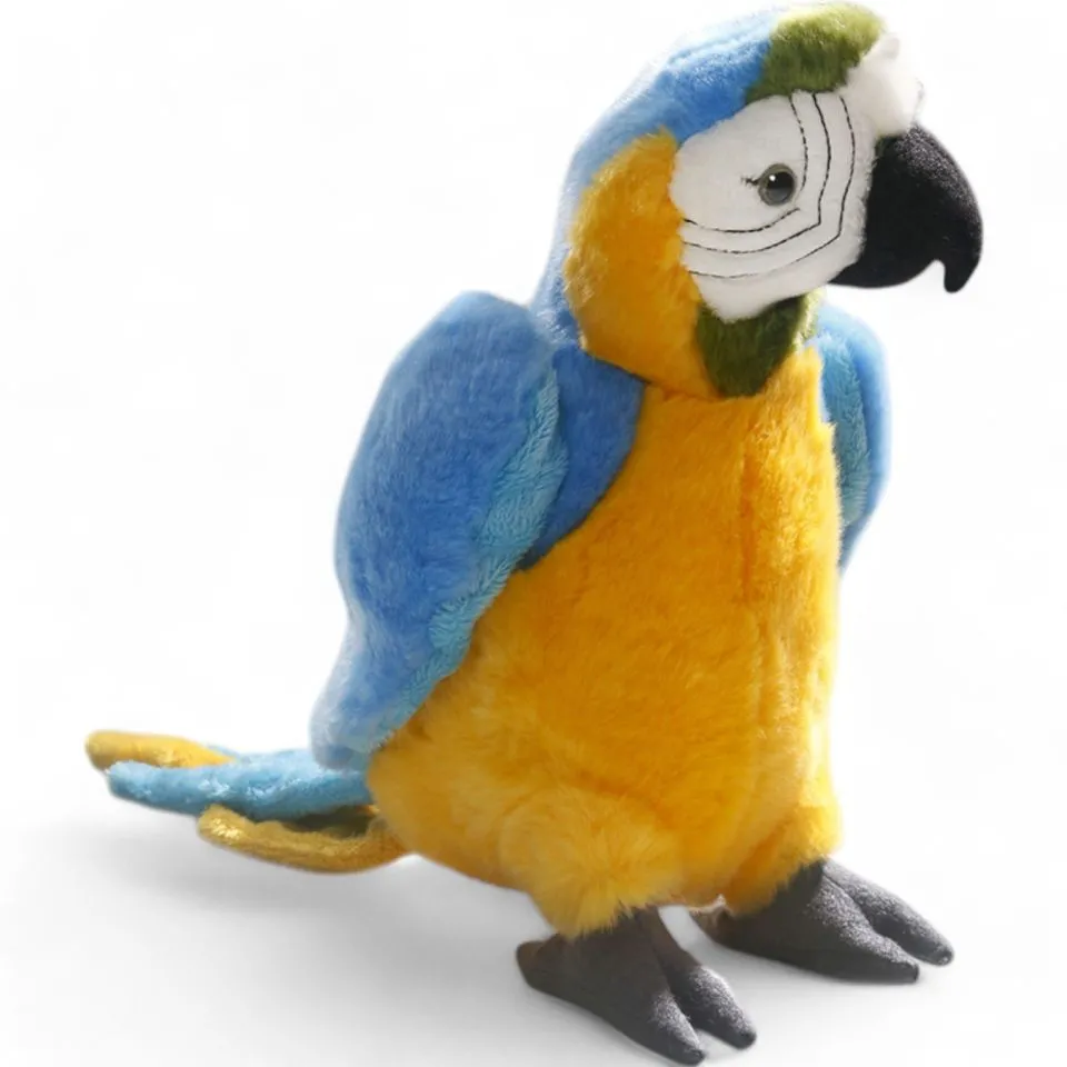 Stuffed Animal Parrot blue-yellow