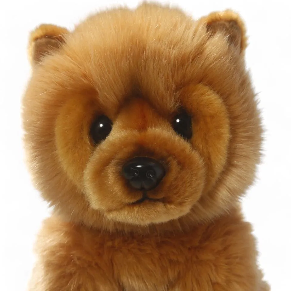 Kuscheltier Chow-Chow Hund sitzend