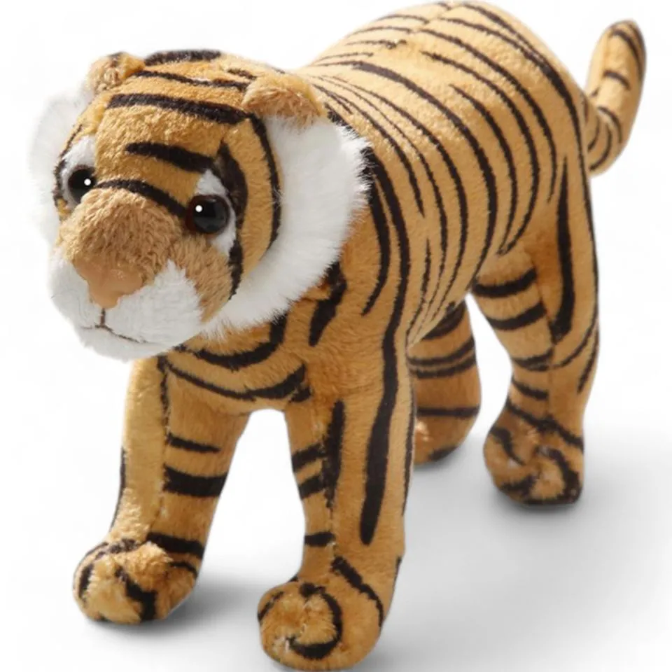 Kuscheltier Tiger braun stehend