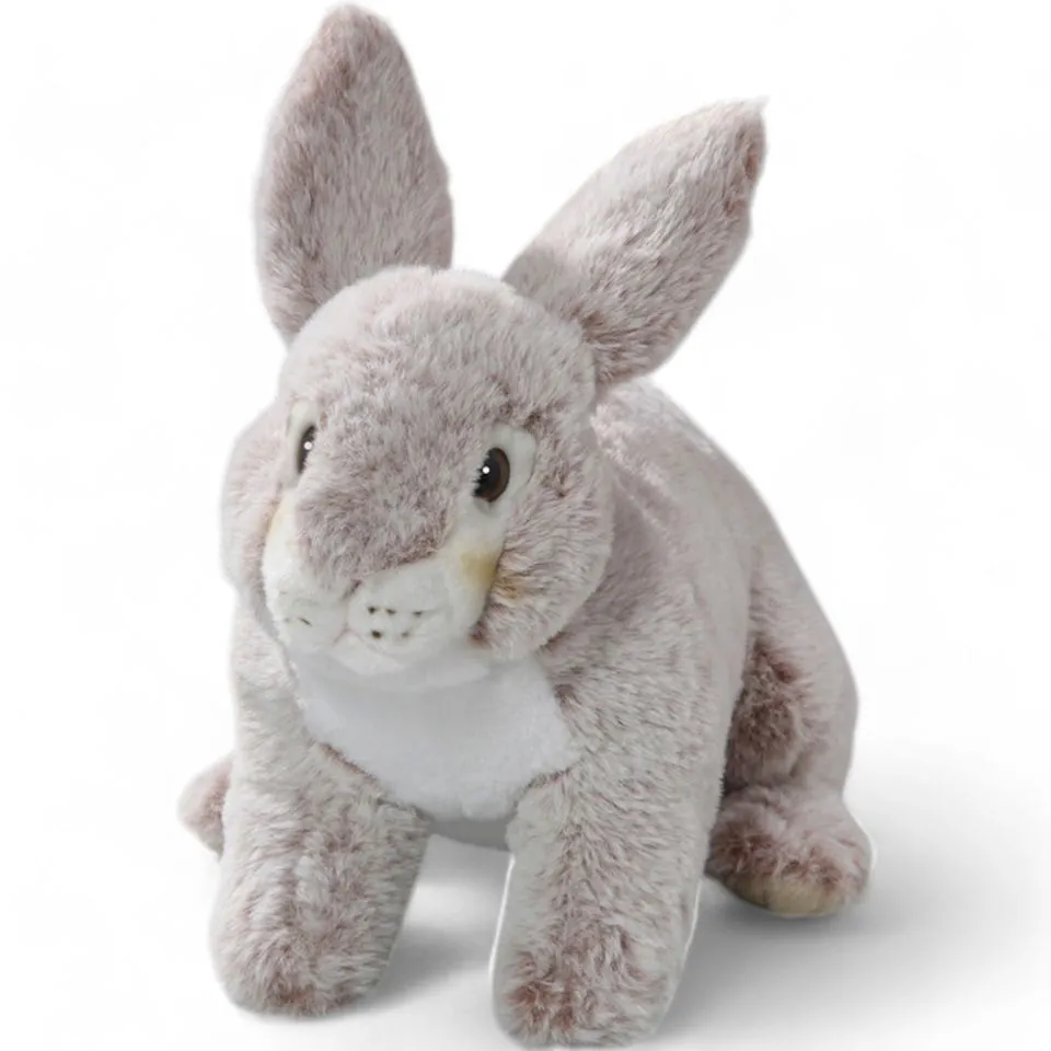 Stuffed Animal Rabbit Bunny with standing ears red-creme