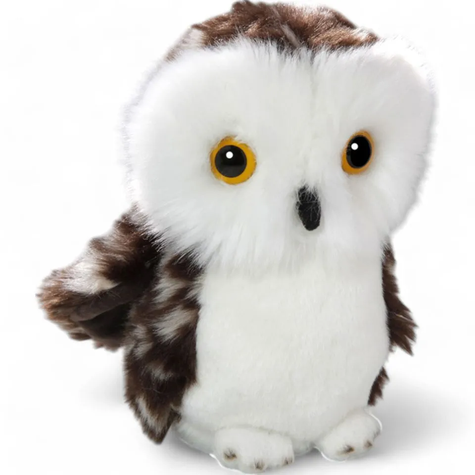 Stuffed Animal Owl brown-white