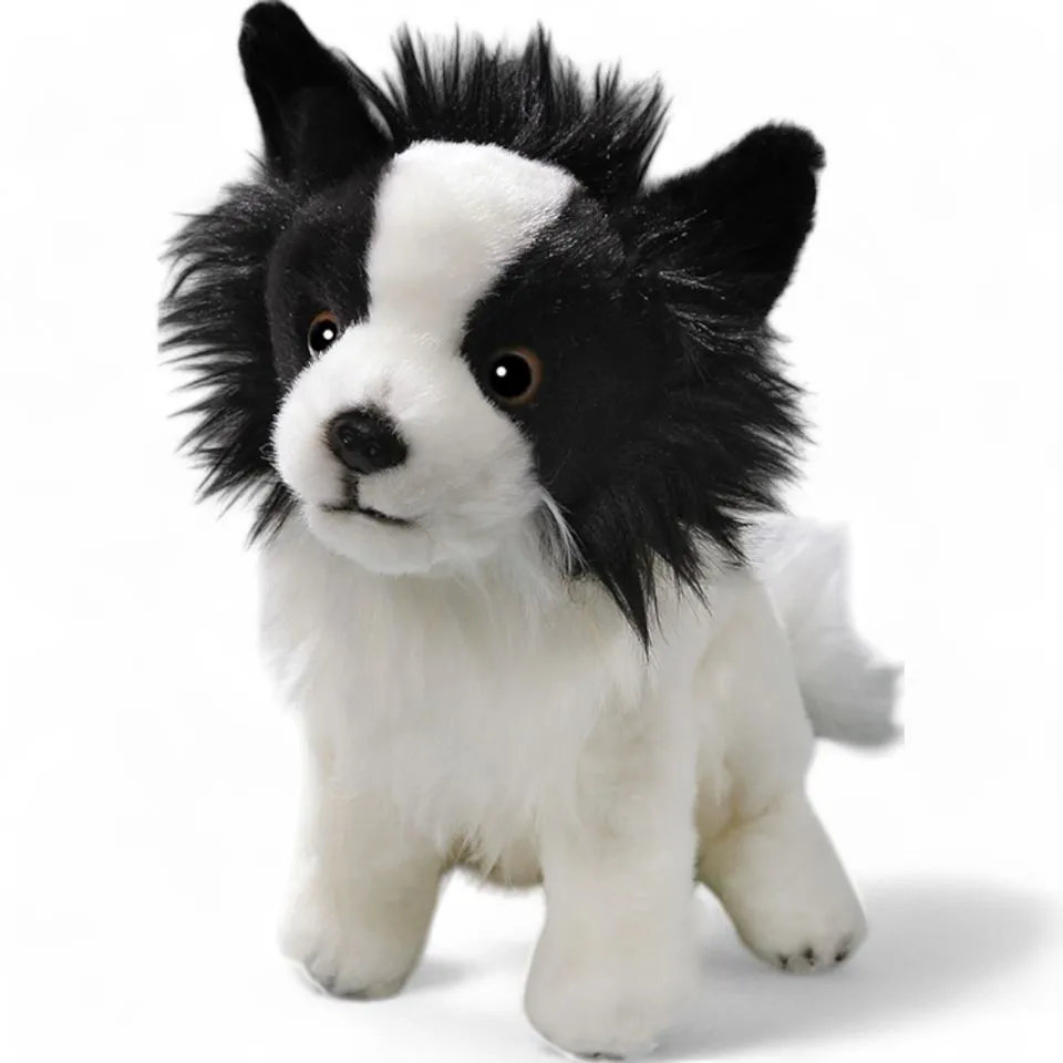 Stuffed Animal Chihuahua sitting black-white