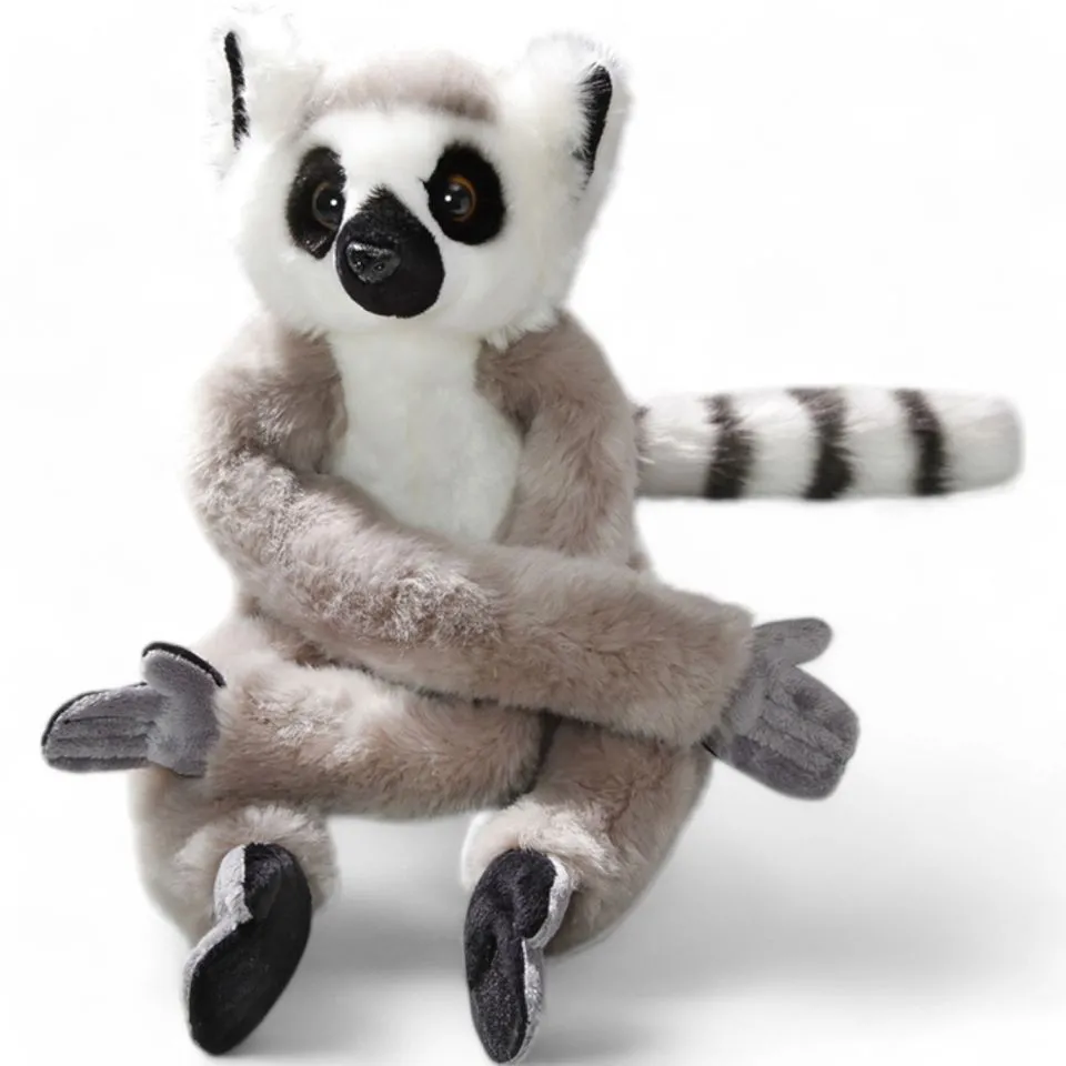 Stuffed Animal Katta, Lemur with hook and loop