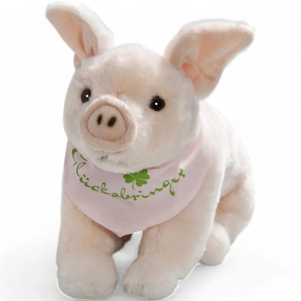 Stuffed Animal Pig with scarf