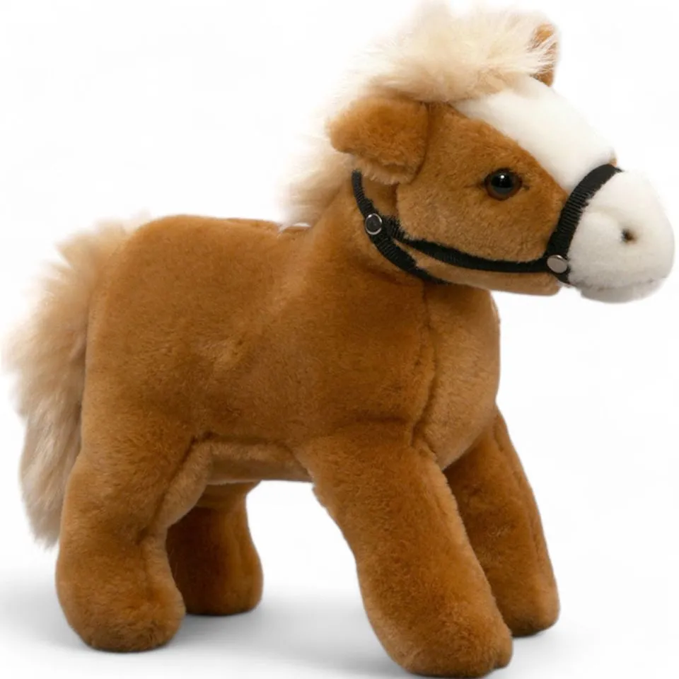 Stuffed Animal Horse standing beige