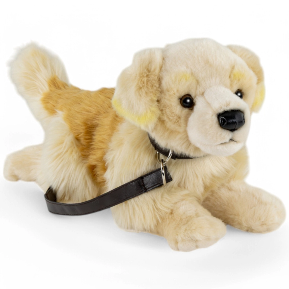 Stuffed Animal Golden Retriever with leash Stuffed Animal Golden Retriever with leash
