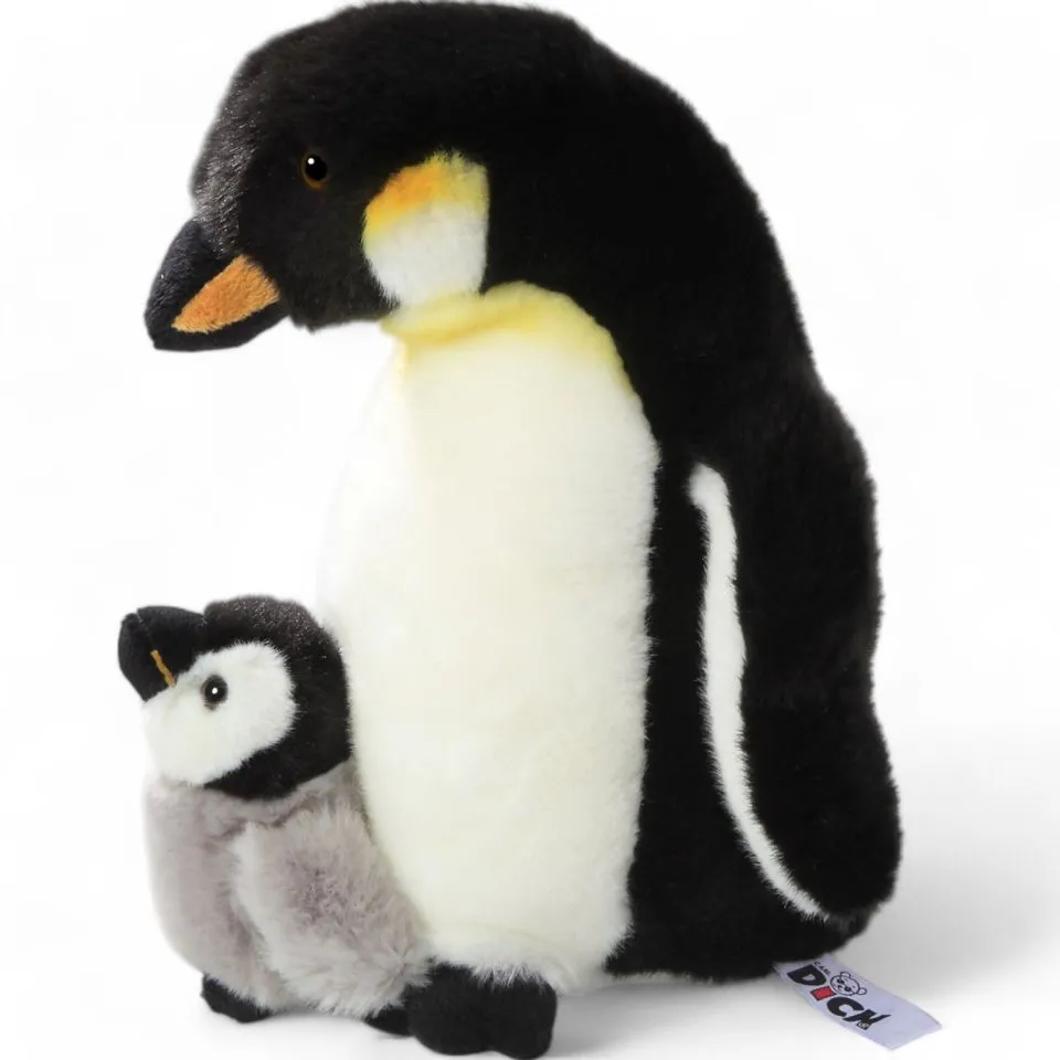 Kuscheltier Pinguin mit Baby