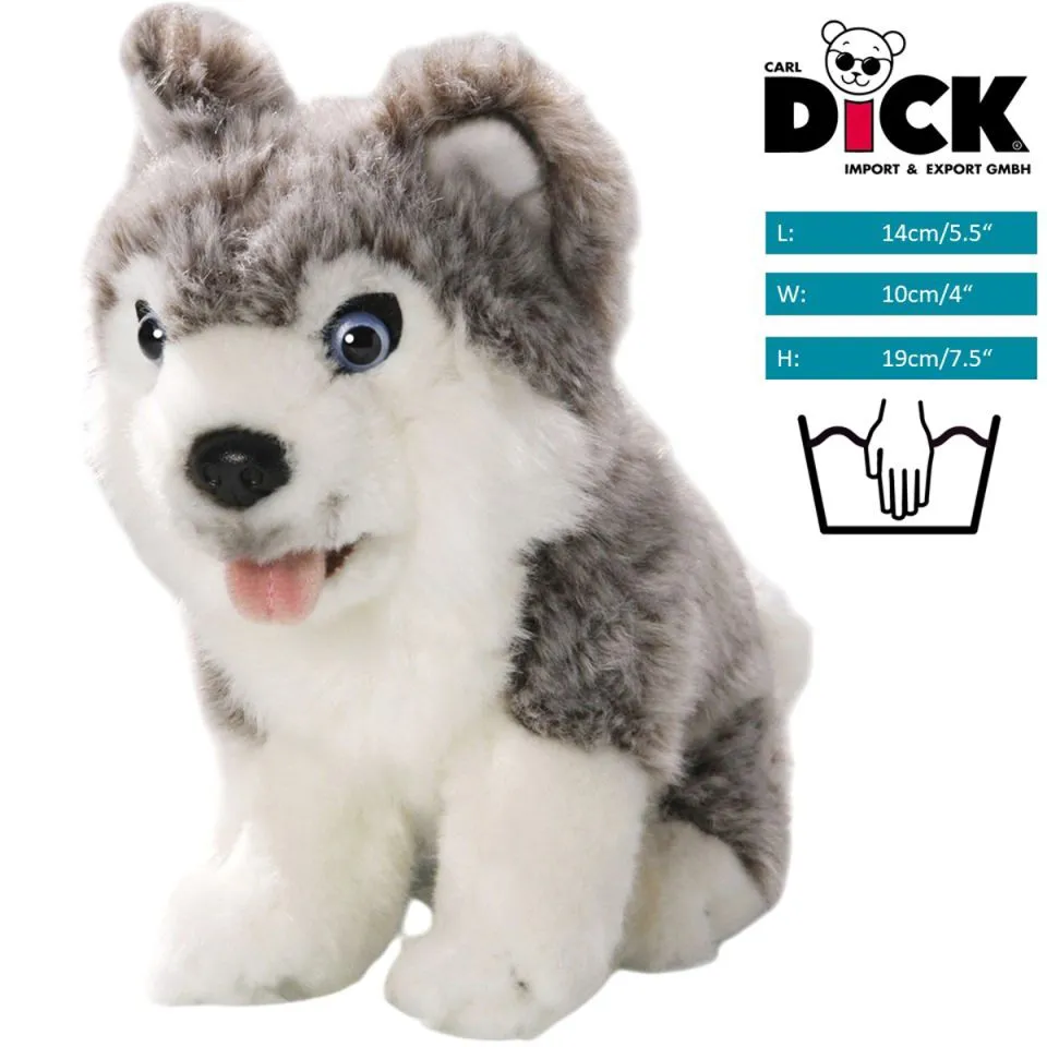 Stuffed Animal Husky sitting