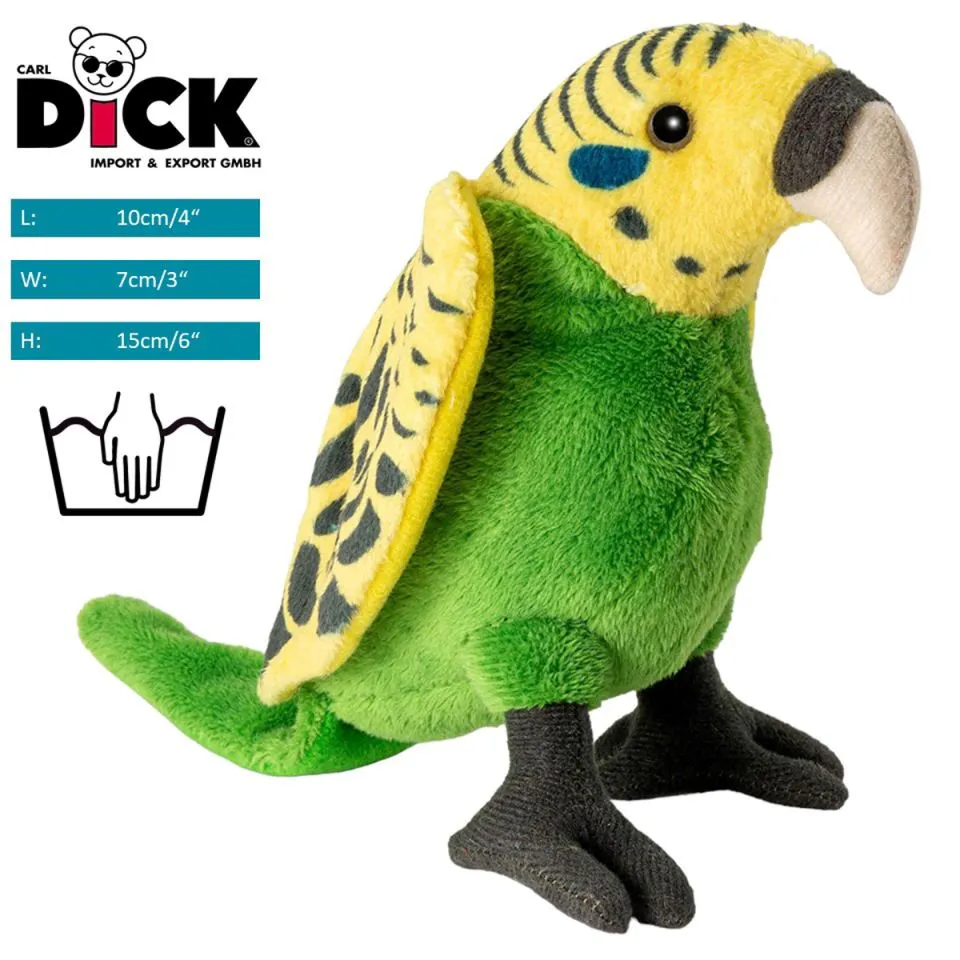 Stuffed Animal Budgie, Budgerigar