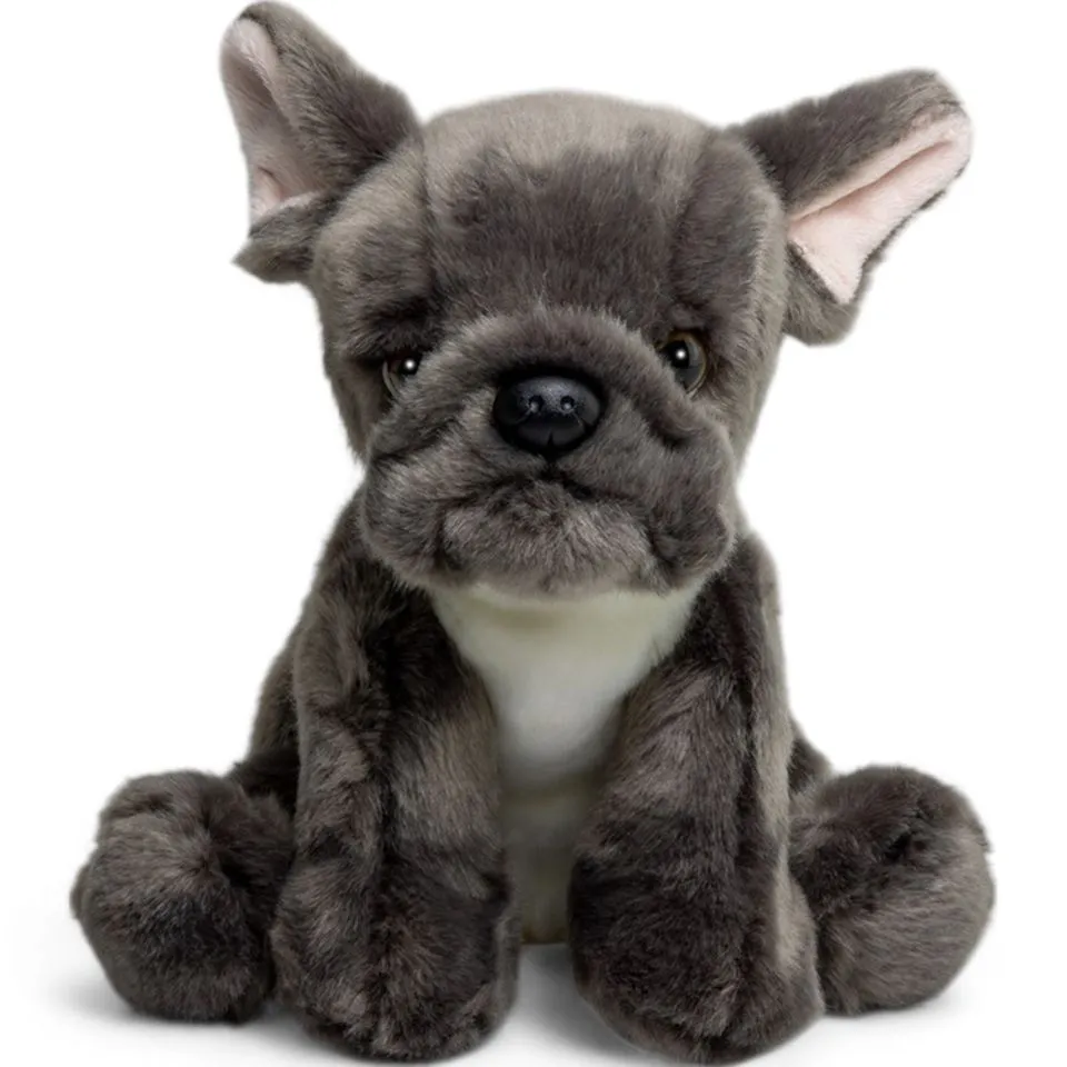 Stuffed Animal French Bulldog grey