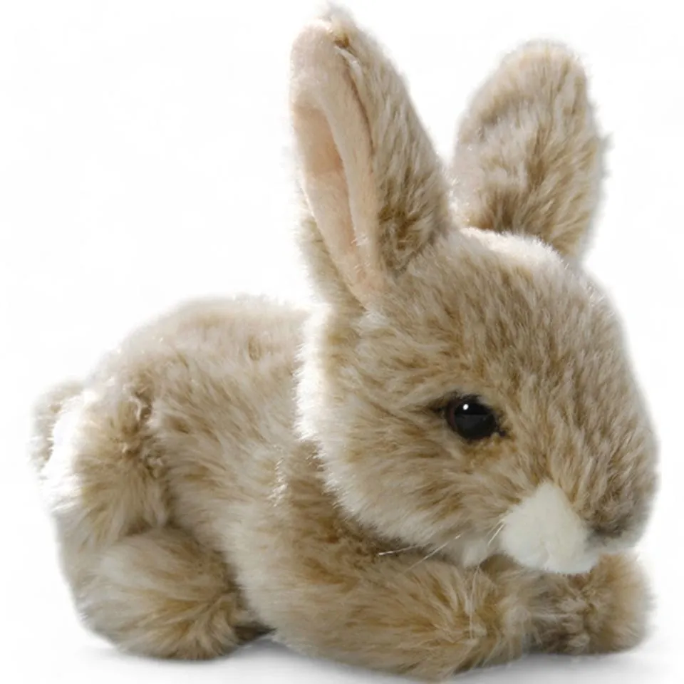 Kuscheltier Hase sitzend beige