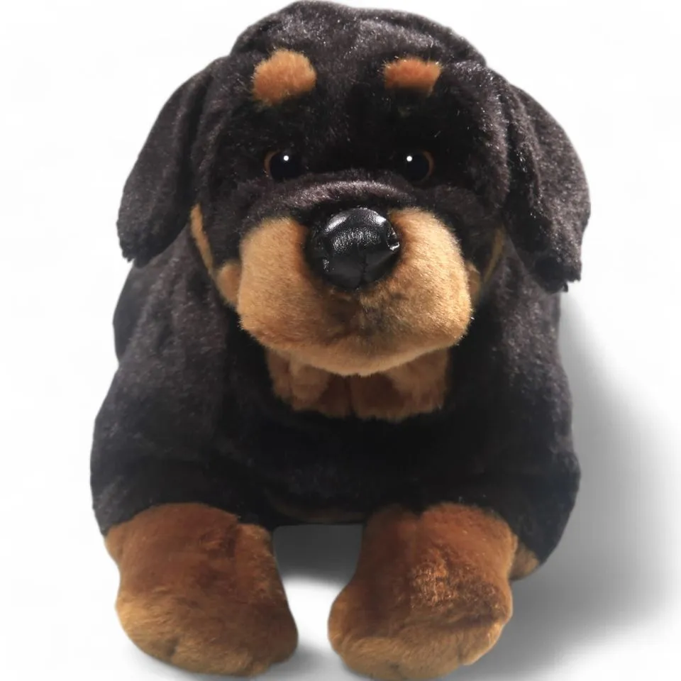 Kuscheltier ottweiler Hund liegend