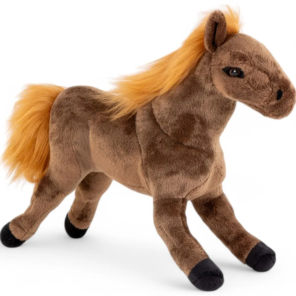 Stuffed Animal Horse standing brown