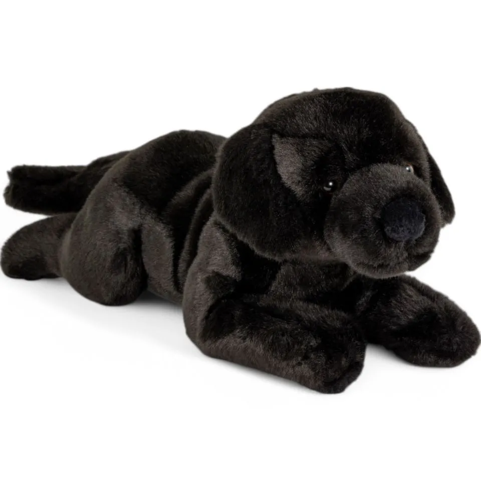 Stuffed Animal Labrador lying black