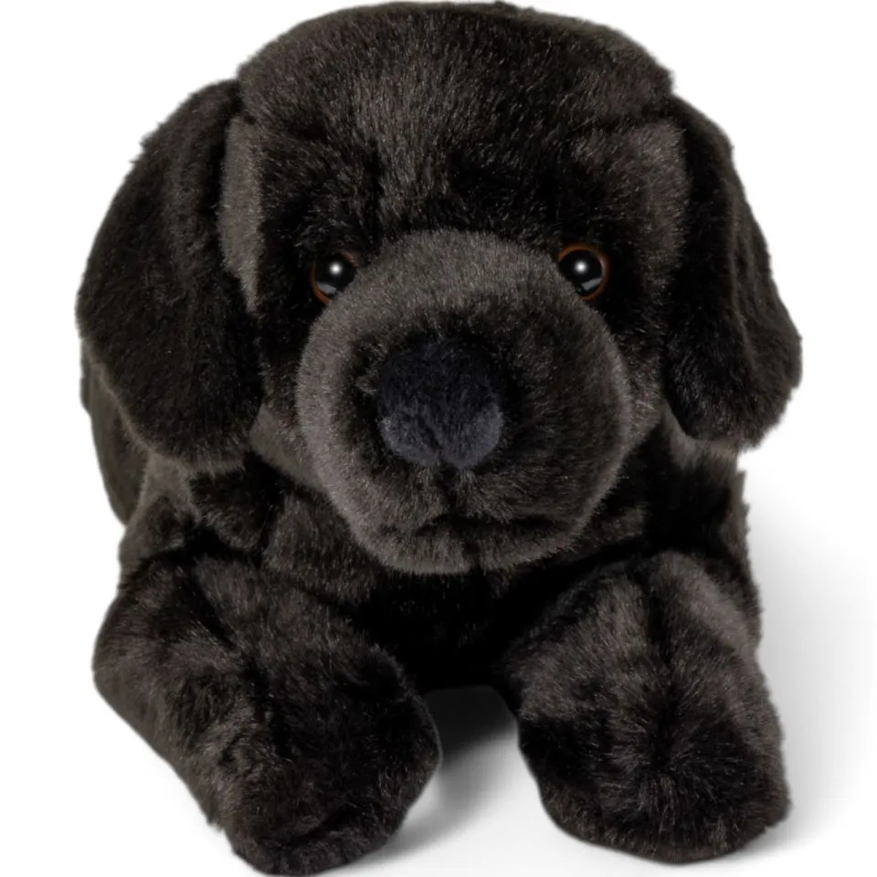 Stuffed Animal Labrador lying black