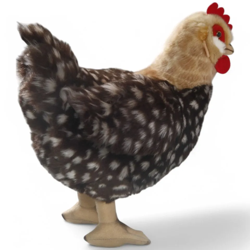 Kuscheltier Huhn mit Ei