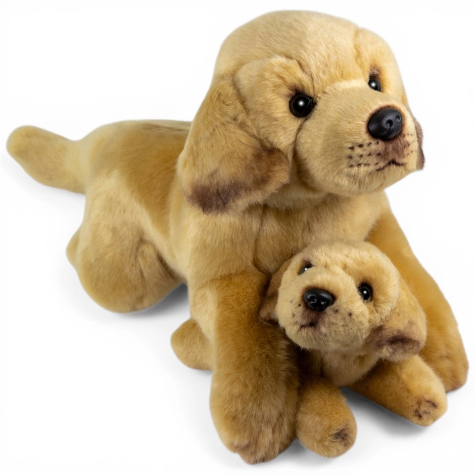 Kuscheltier Labrador mit Welpe