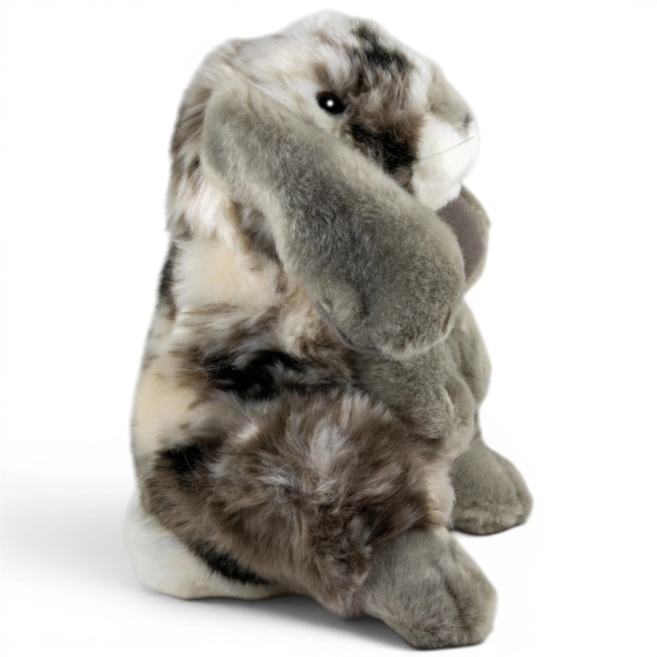 Stuffed Animal Rabbit, Hare grey