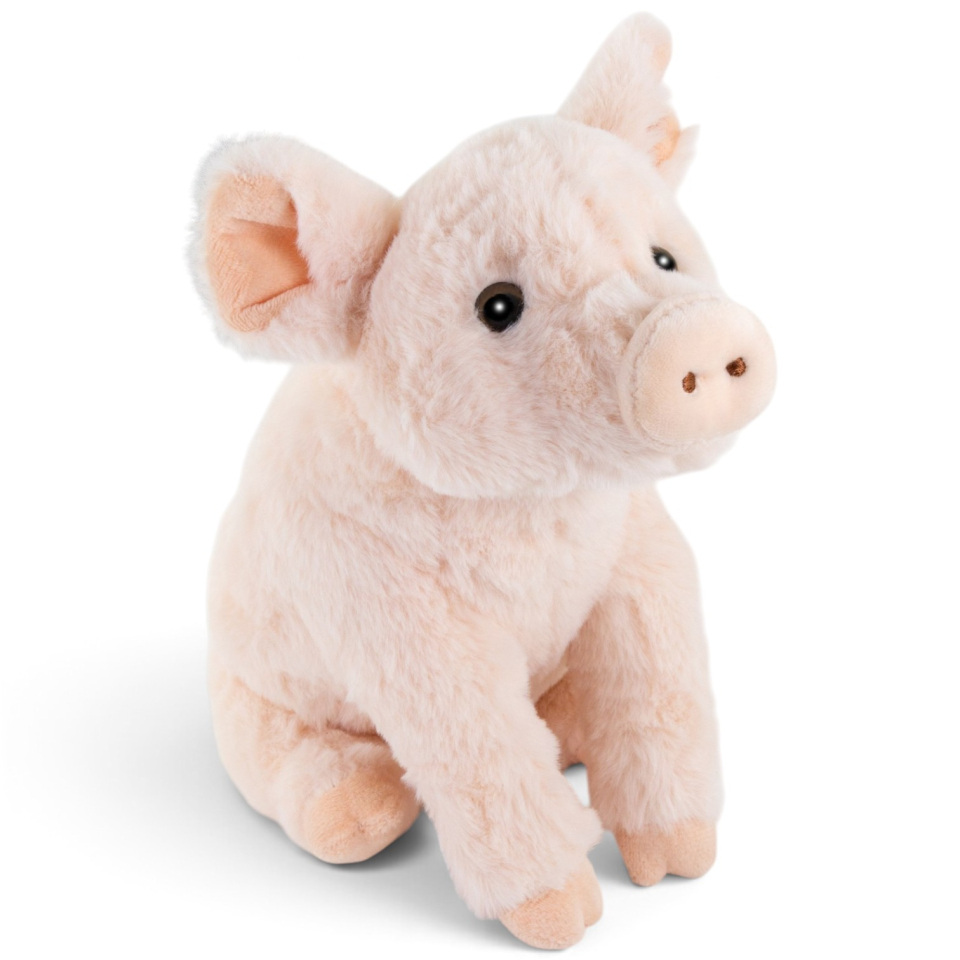 Kuscheltier Schwein sitzend