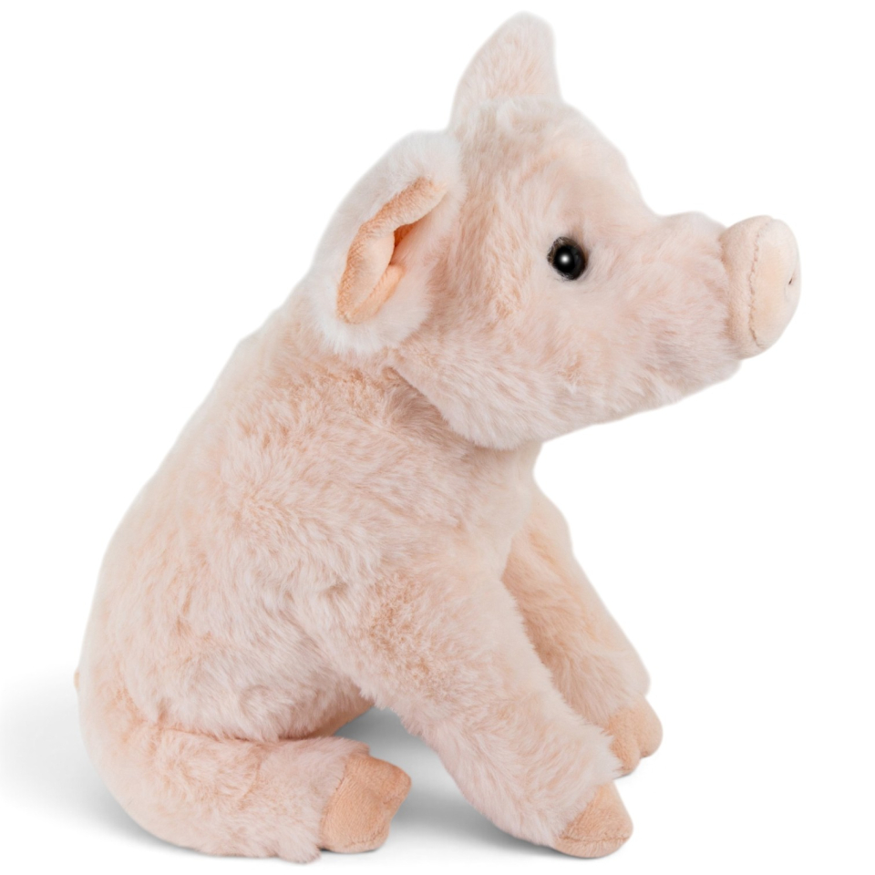 Kuscheltier Schwein sitzend