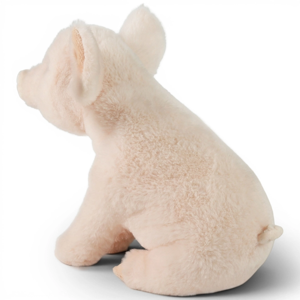 Stuffed Animal Pig sitting