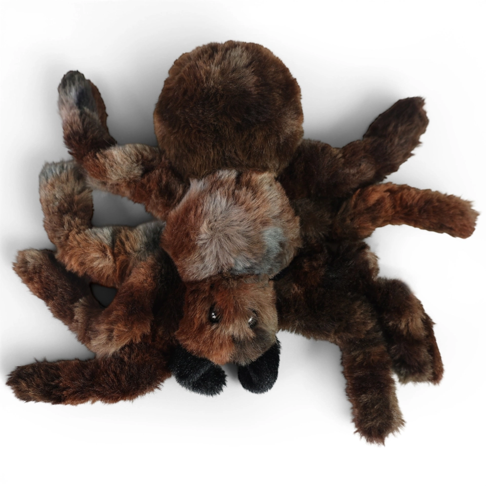 Kuscheltier Spinne schwarz