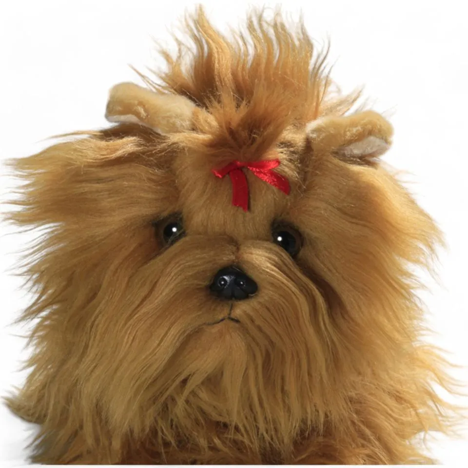 Kuscheltier Yorkshire Terrier Welpe sitzend