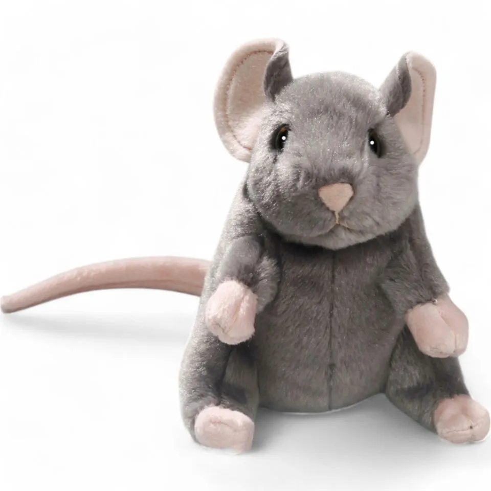 Stuffed Animal Mouse grey