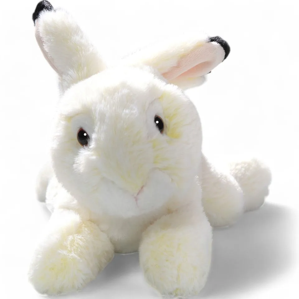 Kuscheltier Hase liegend beige