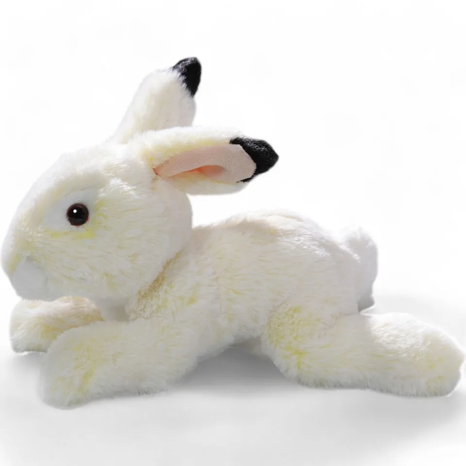 Kuscheltier Hase liegend beige