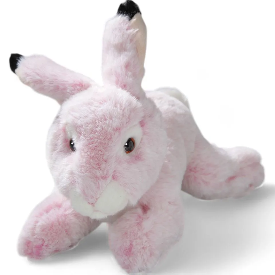 Stuffed Animal Rabbit Bunny lying pink