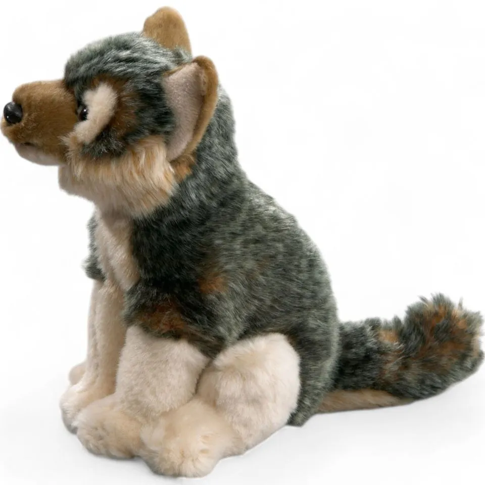 Stuffed Animal Wolf sitting